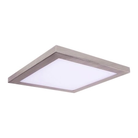 Amax Lighting Amax Lighting 10" Square Platter LED Flush Mount Light, 40W, 120V, 3000K, Brush Nickle LED-SM13DL/BN